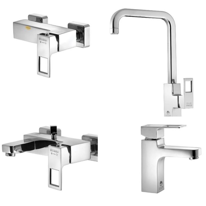 ست شیرآلات درخشان مدل جزیره Derakhshan Jazire Set Faucets